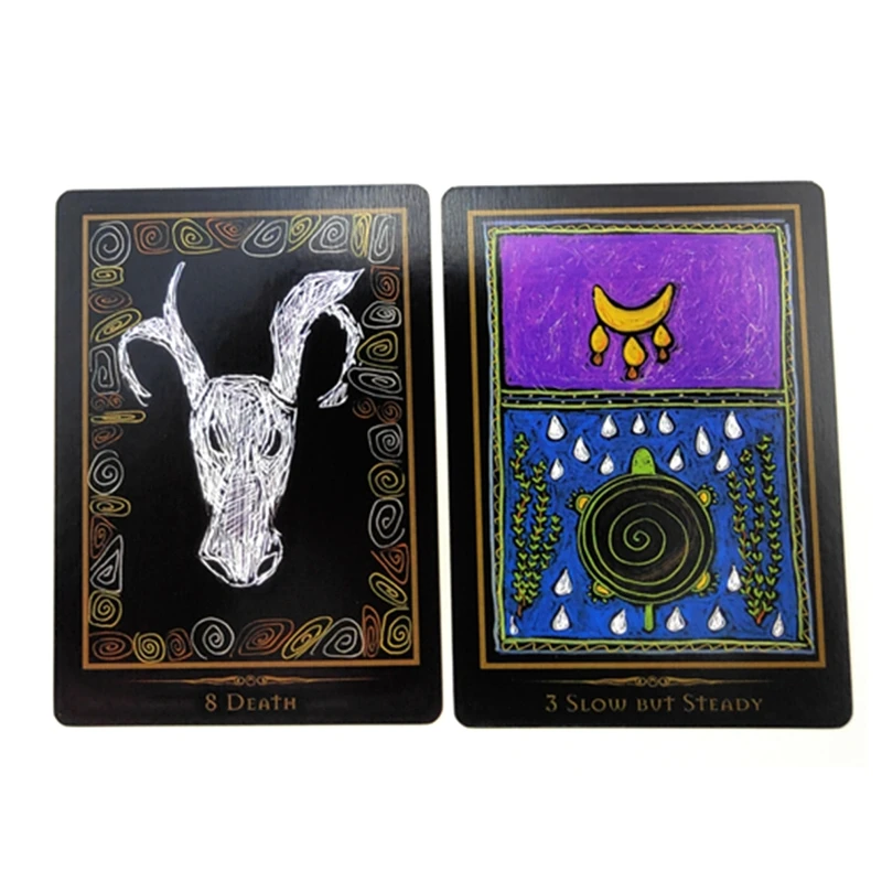 

Shamanic Healing Oracle Cards 44 Cards Deck Tarot Full English Board Game Card Mysterious Divination Friend Party