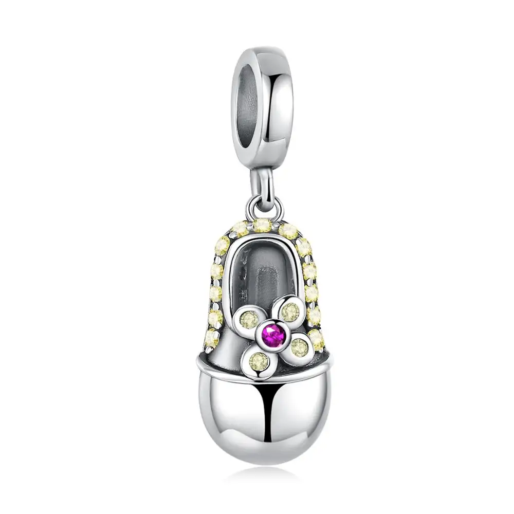 JewelryPalace Ballerines обуви кубического циркония создан красный рубин 925 пробы серебряный шарм Модные украшения для Для женщин Новинка; Лидер продаж