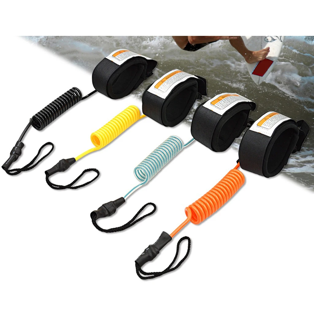 

5ft Surfing Leash Surfboard Ankle Wrist Leash Stand Up Paddle Board
