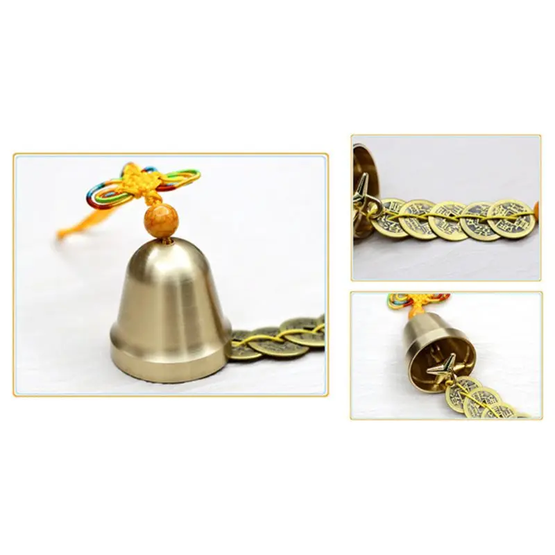 

Chinese Feng Shui Bell for Wealth and Safe, Coins for Success, Ward Off Evil Dropshipping