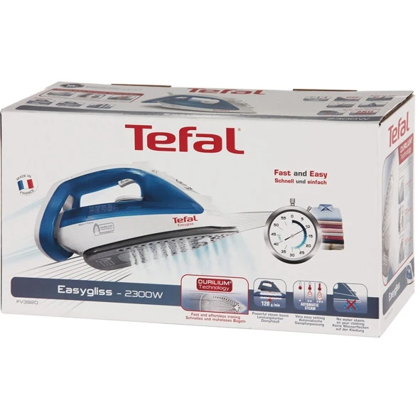 Tefal iron fv3920e0 2300 W white/blue (1830005280) | Бытовая техника