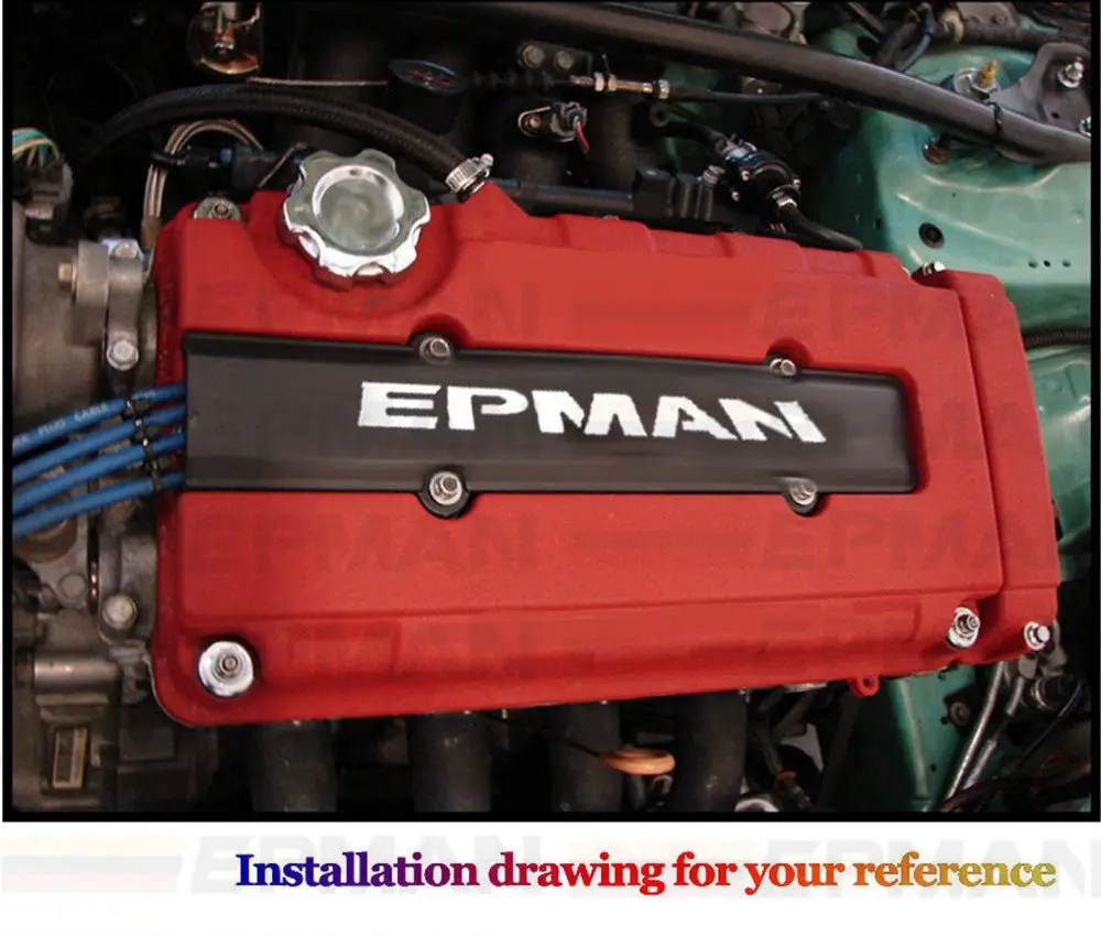 D1 Spec Sport RACING для B Series Vtec низкопрофильный анодированный алюминиевый чехол