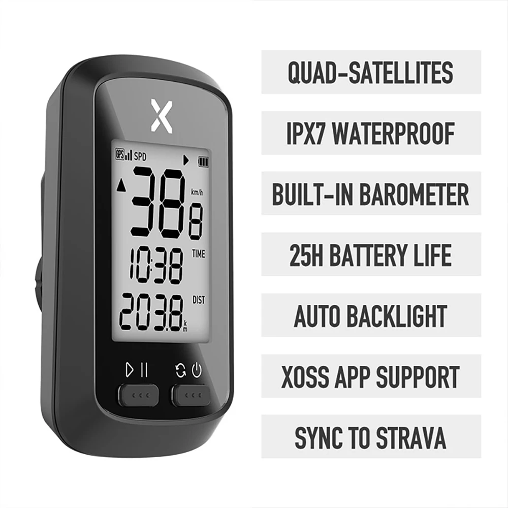 

Bike Computer G + Plus Wireless GPS Odometer Waterproof Road Cycle MTB Bicycle Bluetooth ANT+ Sprint Cycling Speedometer