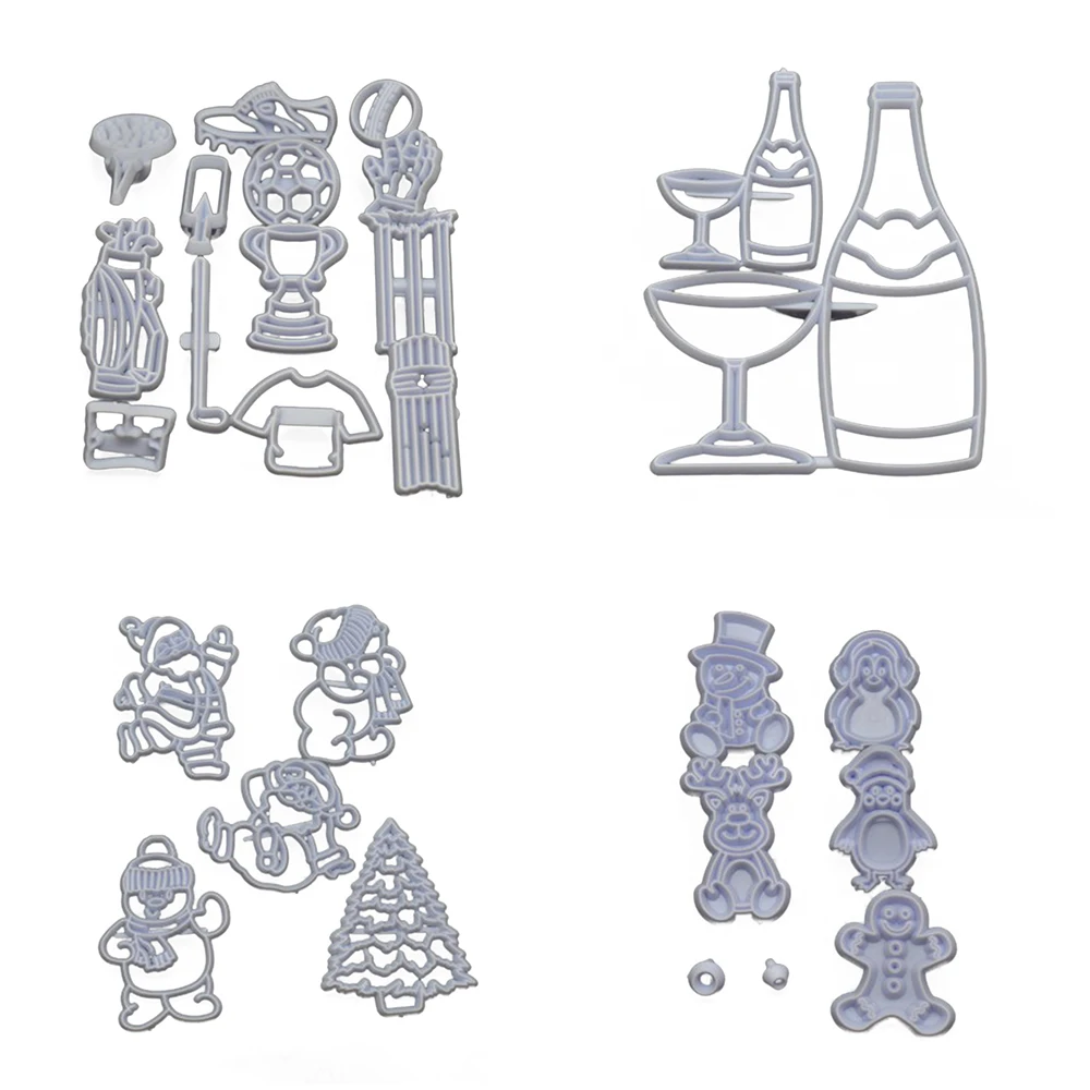 4 вида форма для торта на крестины десерт поп-пластик 3D муссы выпечка