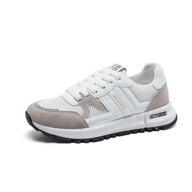 

An Explicit Pipe Is Created Small Feet Dad Shoes Women's Shoes Spring New Wild Breathable Running Sports Shoes Flat Shoes