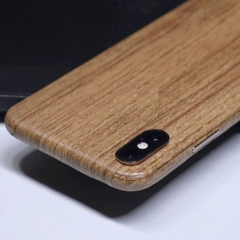 Мобильный телефон стикер для iPhone XS Max XR X древесины Защитная пленка 8 Plus 7 6 6s задняя