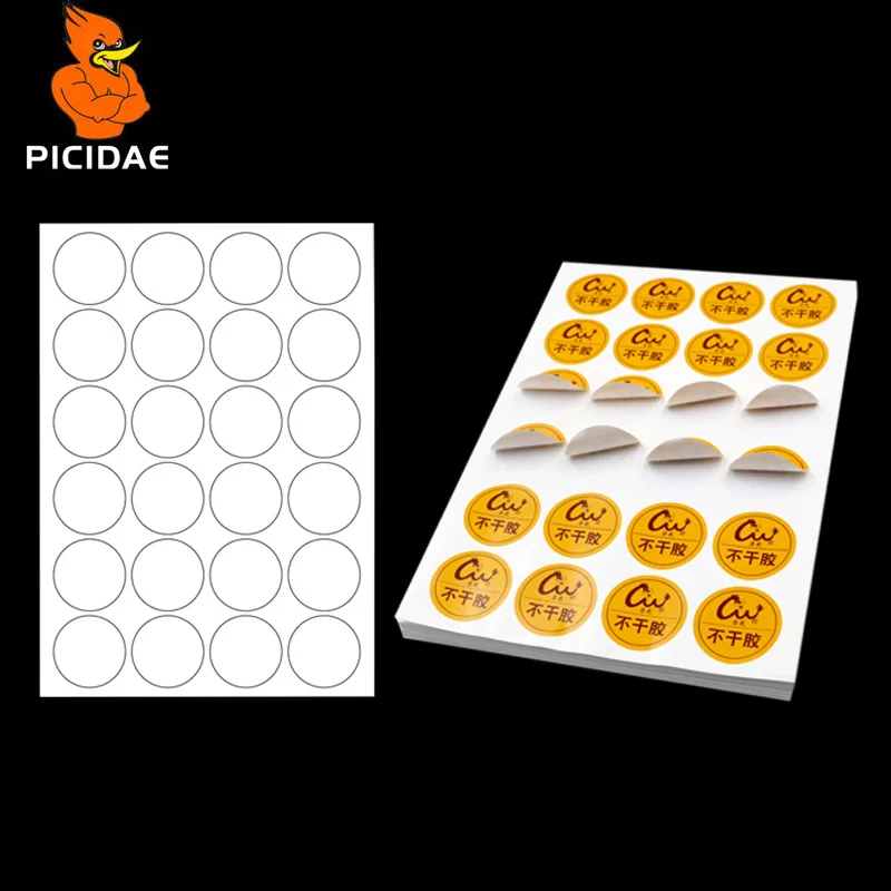 А4 печать точка наклейка этикетки высечки яркий пишущий поверхность матовая