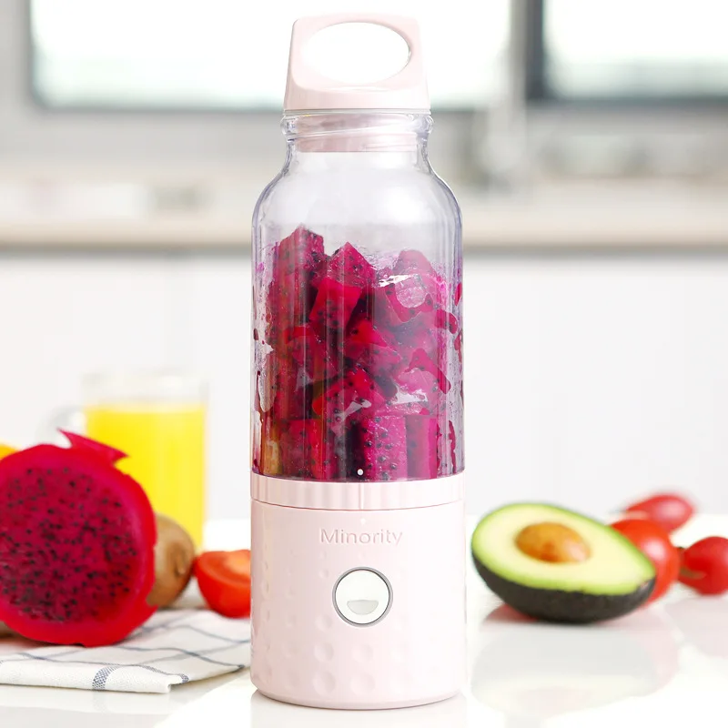 2021 500ML 4000mAh Portable  Smoothie Blender Mini USB Mixer