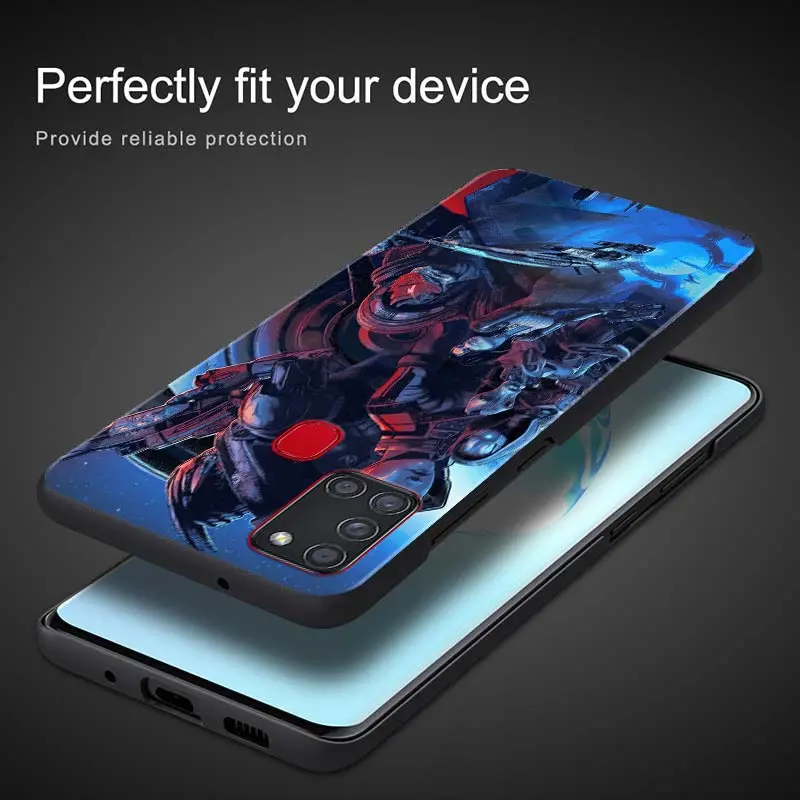 Силиконовый чехол для Samsung Galaxy S21 S20 Ultra S10 Plus Lite FE S10e S9 S8 S7 Edge M22 M52 5G Case N7 Mass Effect |