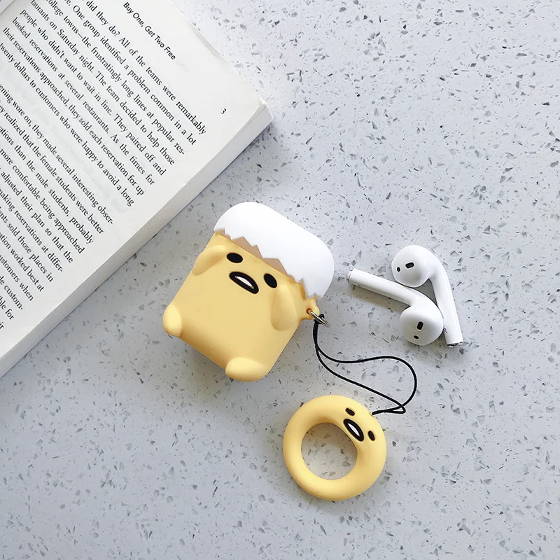 as pic show GIAUSA Airpods сумка с рисунком аниме чехол для наушников силиконовый чехол для Airpods чехол аксессуары чехол для наушников - Color: as pic show