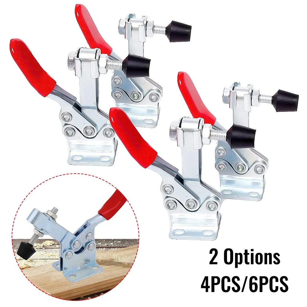 

Set Clamp Toggle 225D 4/6pcs Corrosion-resistant Hand Tools Horizontal