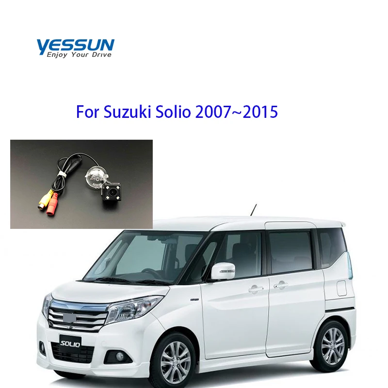 Камера номерного знака Yessun для Suzuki Solio 2007 ~ 2015 Автомобильная камера заднего вида