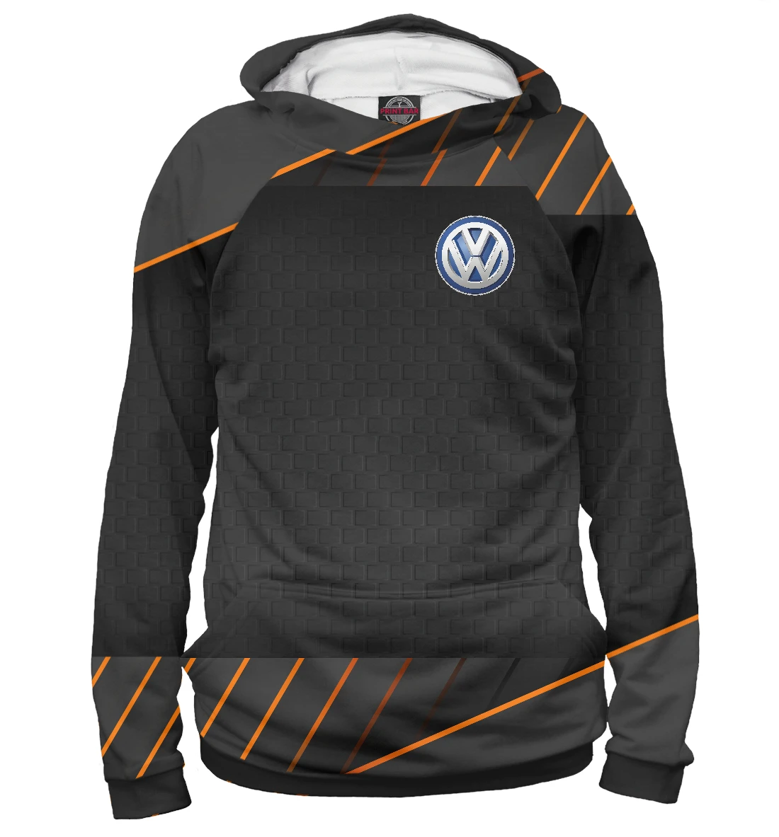 Худи толстовка Volkswagen / Фольцваген (Авто) | Мужская одежда