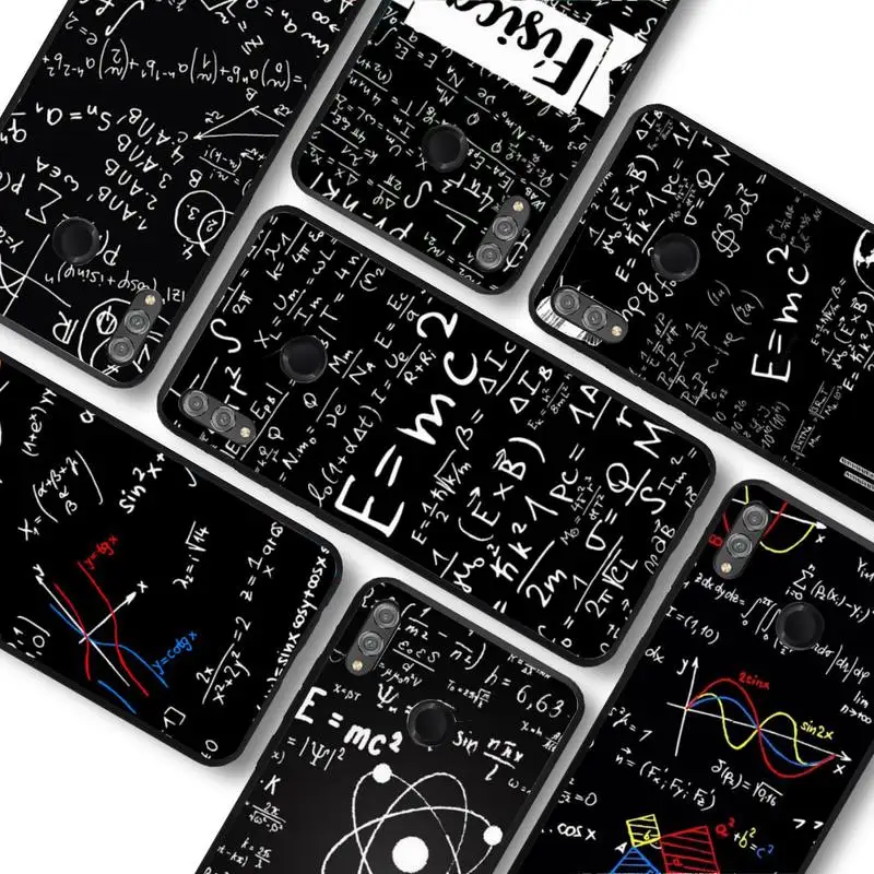 

Physics Chemical Mathematics Science Phone Case For Huawei honor10Lite 10i 20 8x 10 Honor9lite 9xpro Coque