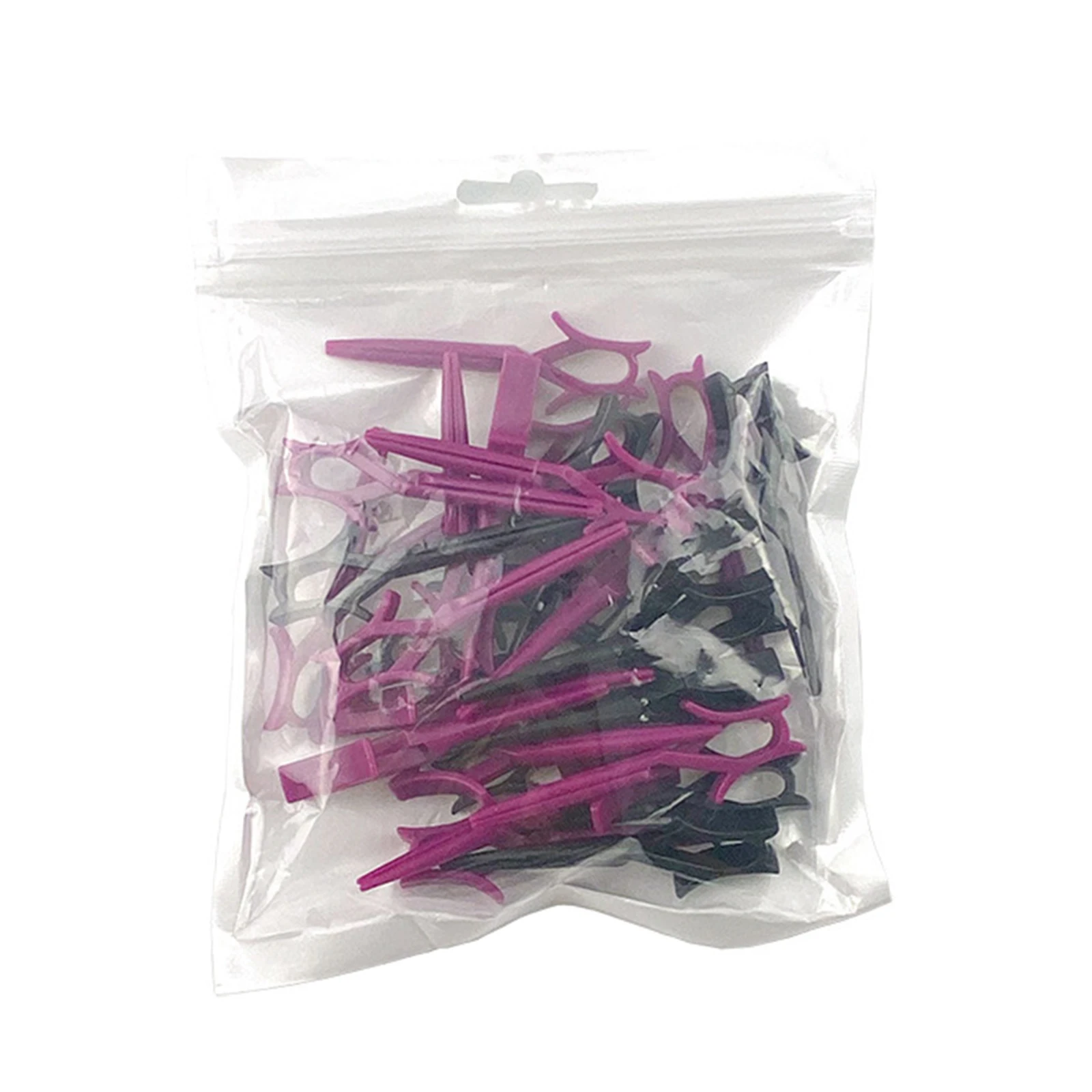 

40Pcs Cross-positioning Perm Clip Plastic Hair Clip No Trace Hairdressing Hairpins Barrettes Headwear Accessories