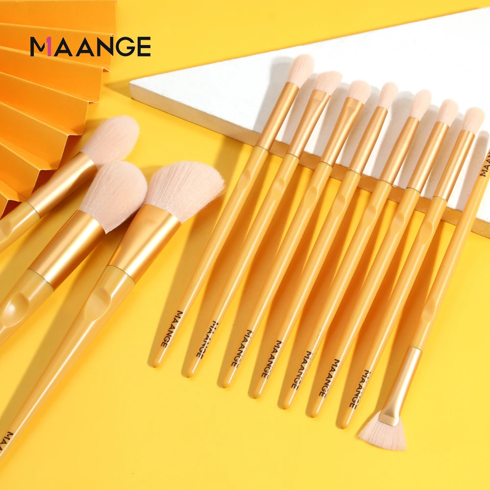 Набор кистей для макияжа MAANGE 10/18 шт. основы под макияж румян губ теней