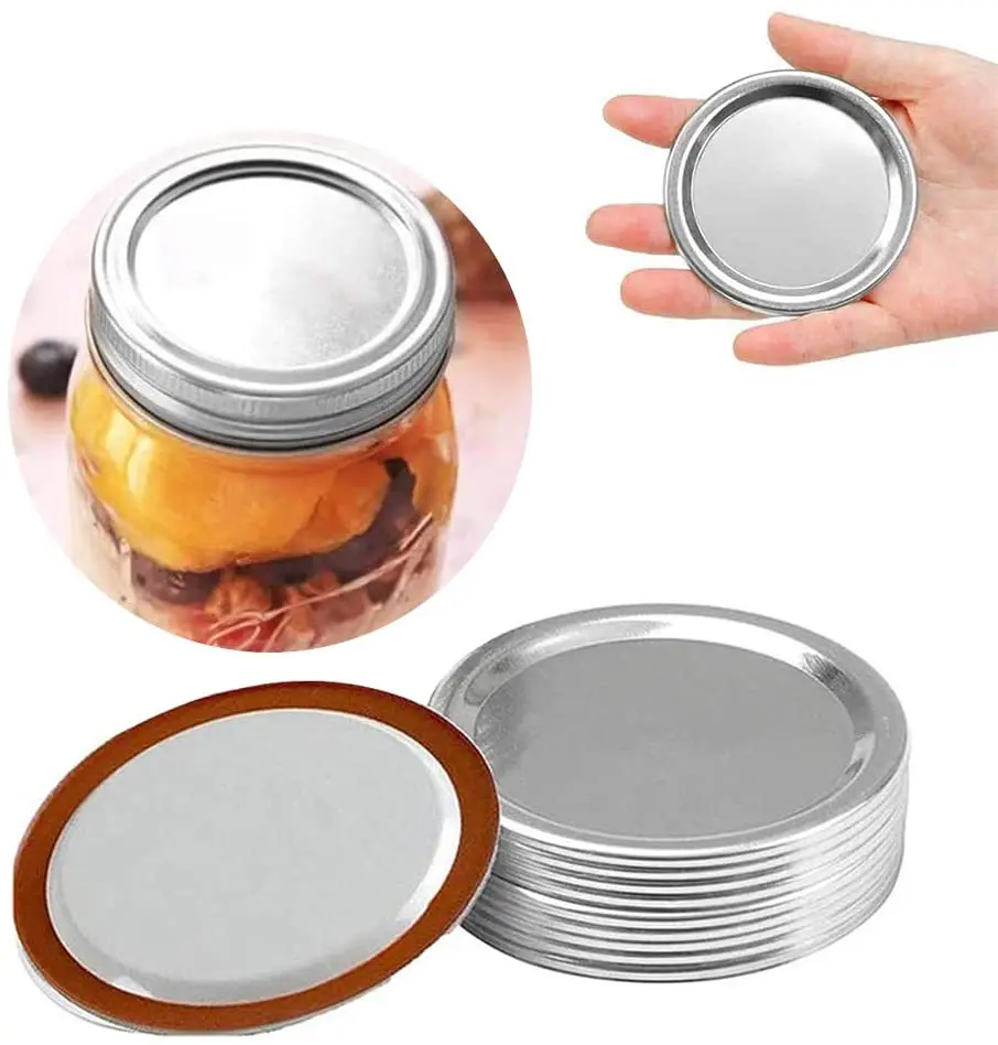 

24 Can Cover Reusable Stainless Steel Storage Can Cover Sealed Food Can Cover Leak Proof Cover For Dog, Cat and Pet Food Protect