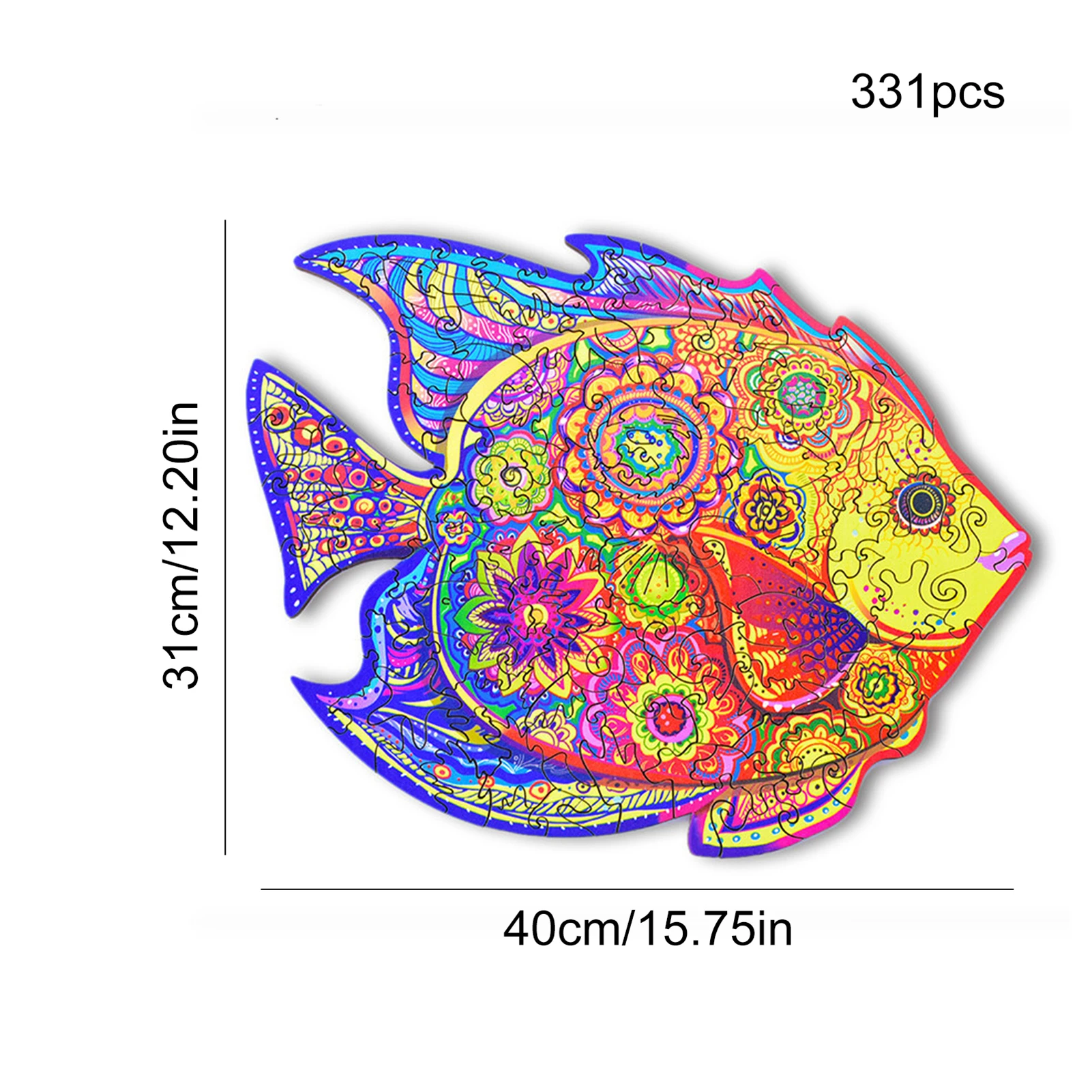 

Building Blocks Irregular Wooden Jigsaw Puzzle Children's Puzzle 3d Animal Assembling Decompression Educational Toys