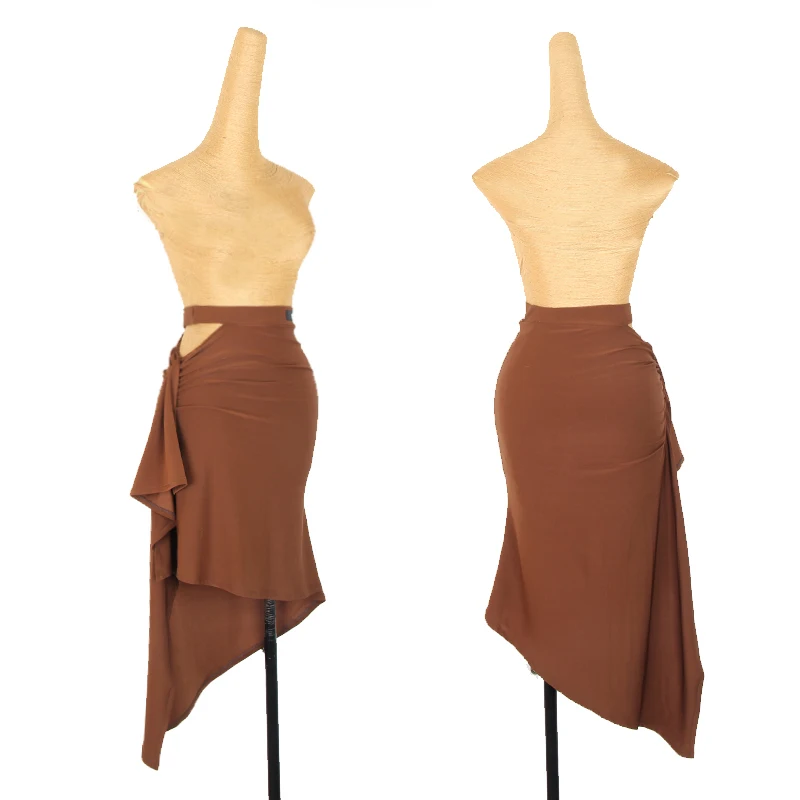 

Юбка женская для тренировок, для латинских танцев, DQL4941