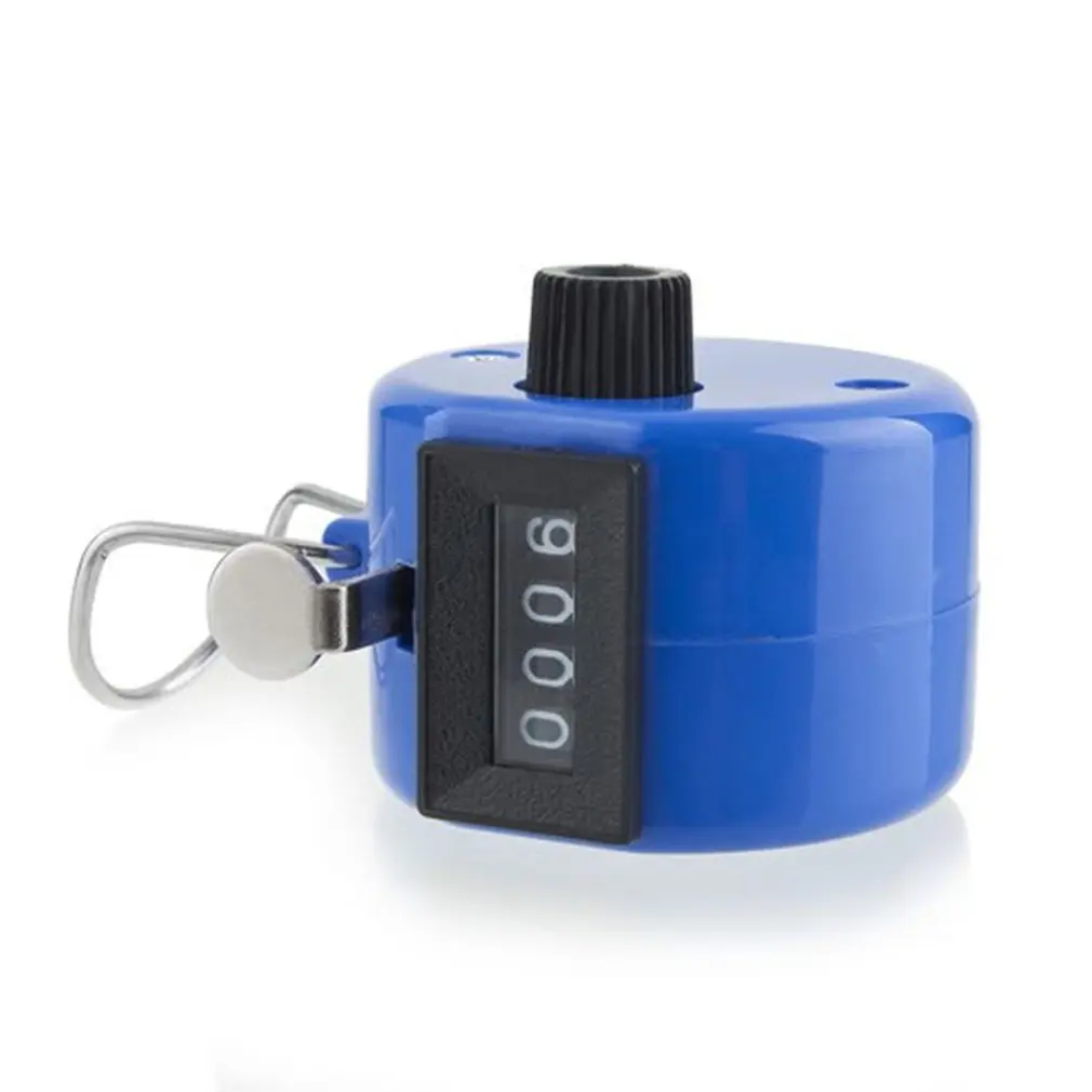 Портативный цифровой хромовый ручной счетчик ручного номера механический