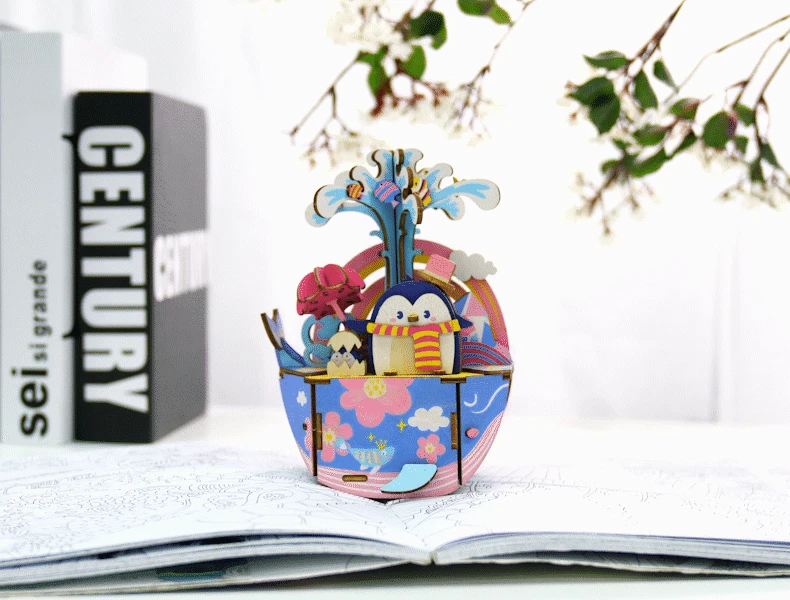 Вечерние Подарочная Музыкальная Коробка для подружки DIY креативный подарок на