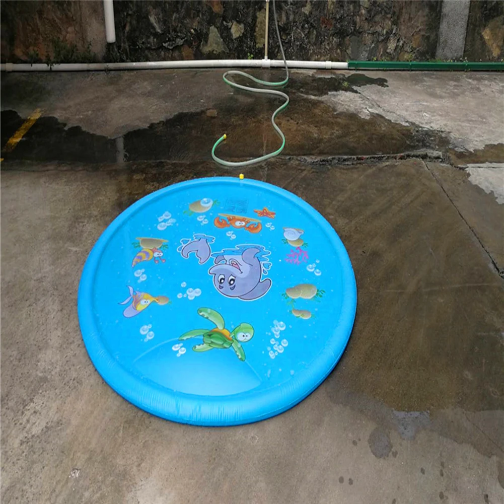 Летний Спринклерный игровой коврик для детей Детская игра водная Подушка пляжный коврик надувная спринклерная Подушка игрушка спрей вода игрушка