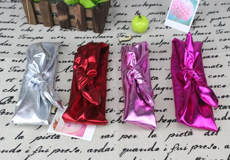 1 шт. повязка на голову с блестящим бантом для маленьких девочек бантик-ушки