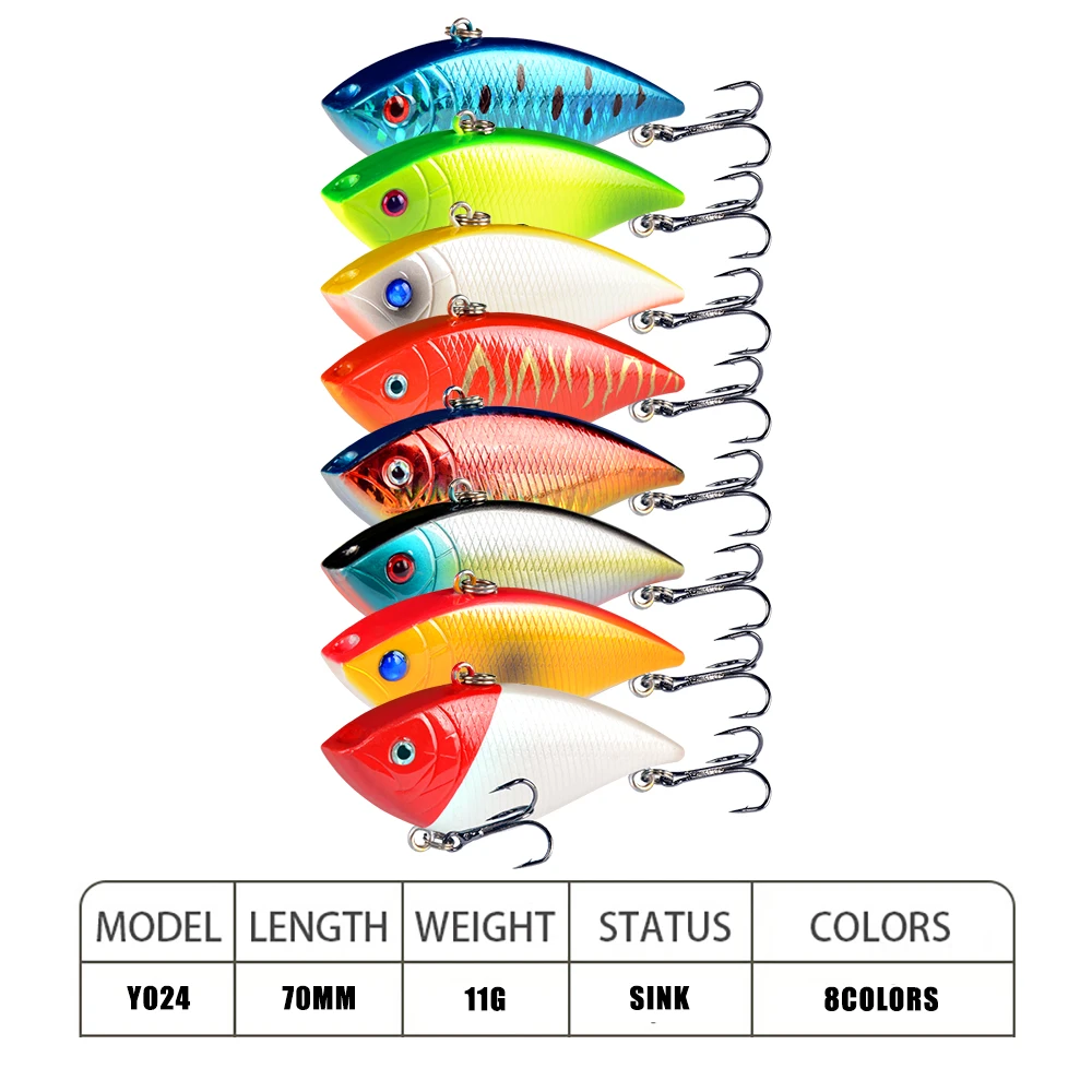 Новое поступление 1 шт. рыболовные приманки 7 см 11 г искусственная приманка VIB