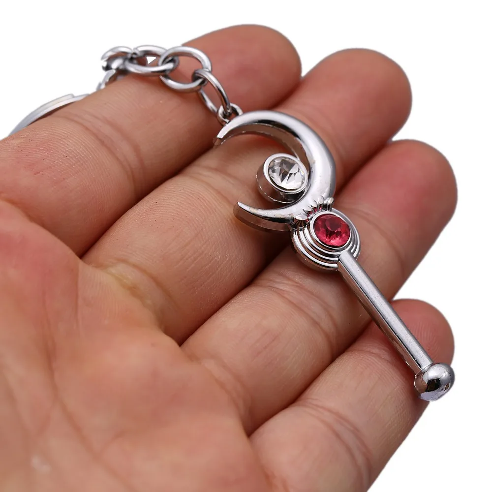 Cosplay Jewelry Sailor Moon Key Chain Sailormoon Heart Bow Pendant Keychains Ring Car Keychain Women Girl Gift | Украшения и