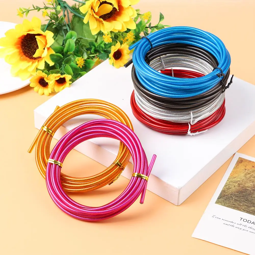 

High Quality Outdoor 3m Black Red Blue Spare Rope Replaceable Skipping Cables Speed Jump Ropes