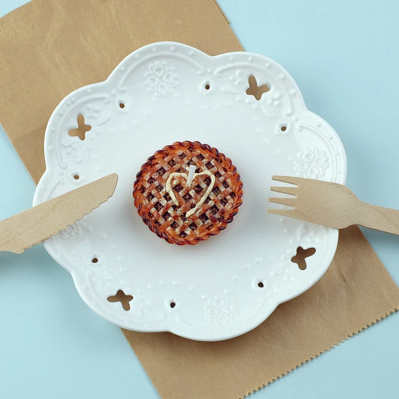 В форме сердца пирог свеча торт Топпер Свадьба детский душ Крещение День