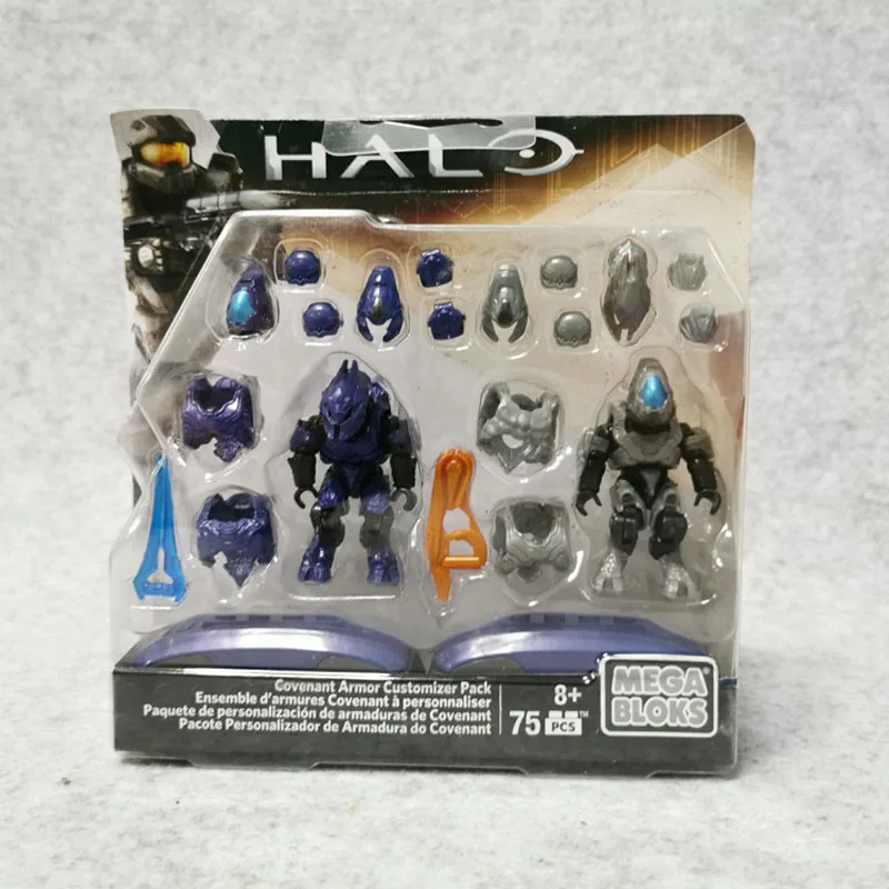 MEGA BLOKS MGM Jiabao HALO Halo Spartan Marine Elite Spitfire Оружие Двойной солдат детские игрушки