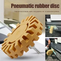 car pneumatic rubber eraser wheel pad rubber disk decal eraser wheel car sticker remover paint cleaner car polish auxiliary tool