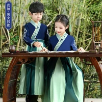 hanfu dress ancient chinese costume kids children clothing folk dance performance christmas traditional dresses for boy and girl