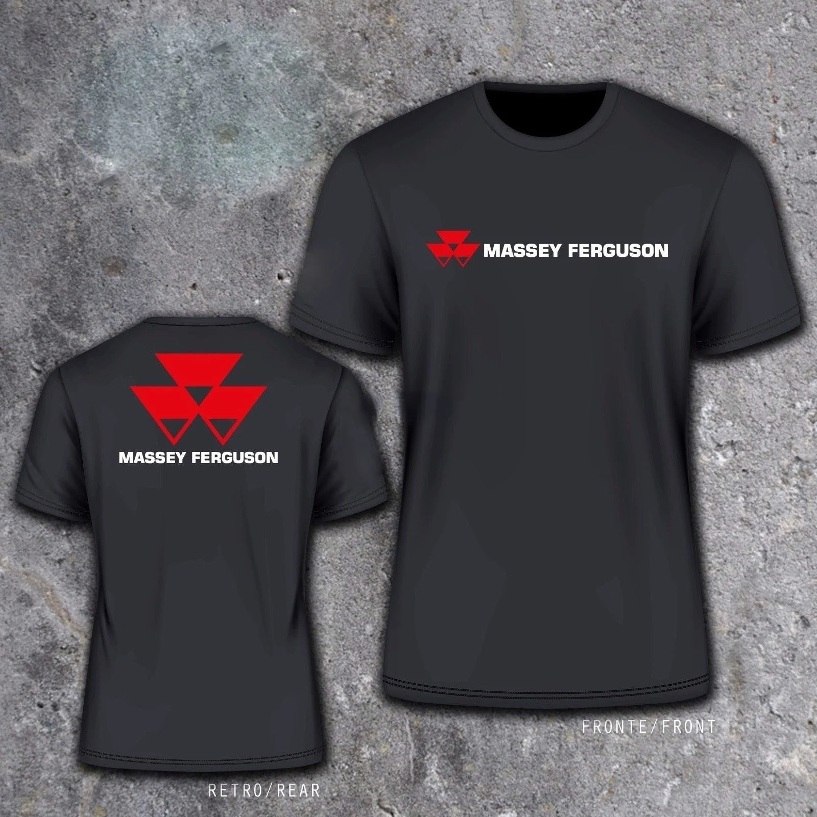 

Fashion Massey Ferguson Print T Shirt Short Sleeve O-Neck Cotton Tee