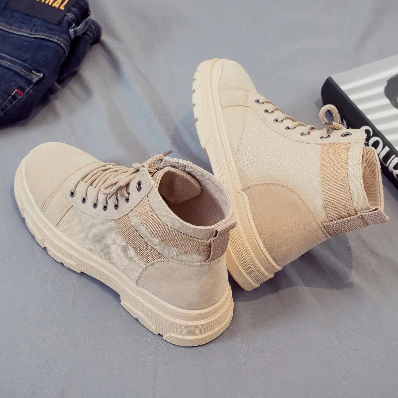 

Okkdey 2021 Autumn and Winter New Classic Martin Boots Men's Casual Help Tooling Boots Joker Short Boots Men's Boots