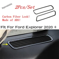 lapetus third row ac vent outlet decorative cover trim strip auto interior accessories 2pcsset for ford explorer 2020 2022
