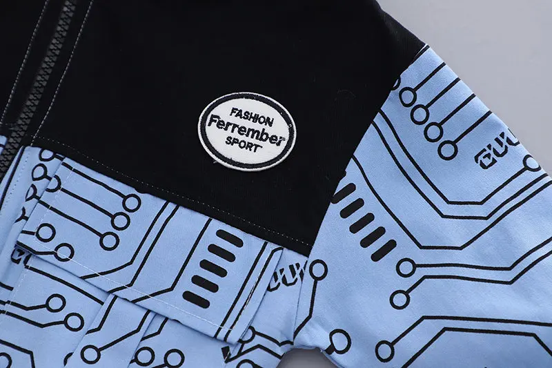 

2021 Sport New Spring Autumn Cotton Children Clothes Baby Boys Girls Full Printe Hoodies Pants 2Pcs/Set Out Kid Fashion Clothing