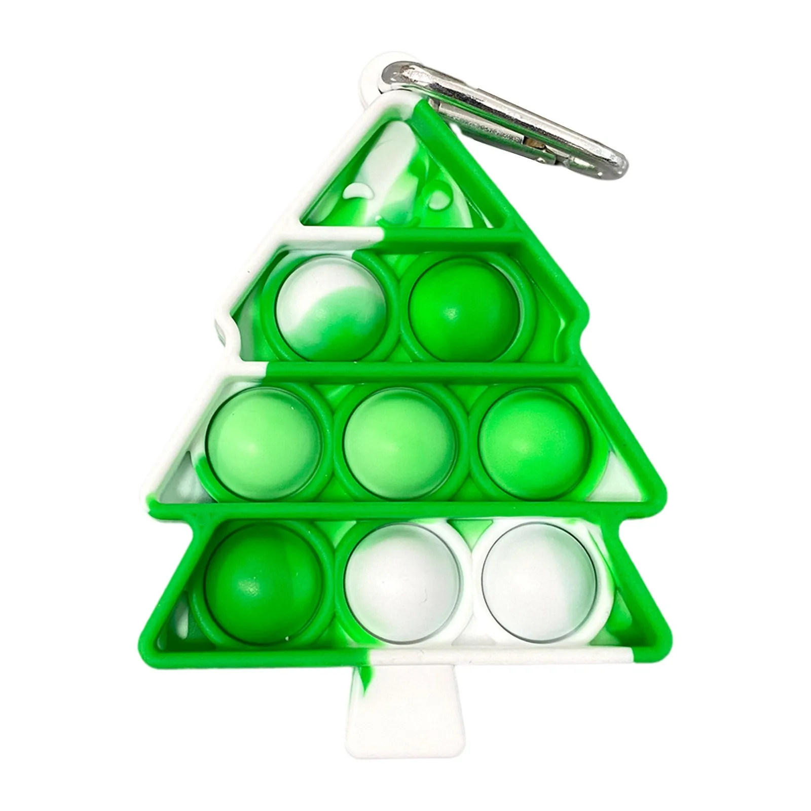 

Рождественская силиконовая головоломка для снятия сенсорного давления, пузырьковая игрушка-антистресс, интерактивные игрушки для родител...