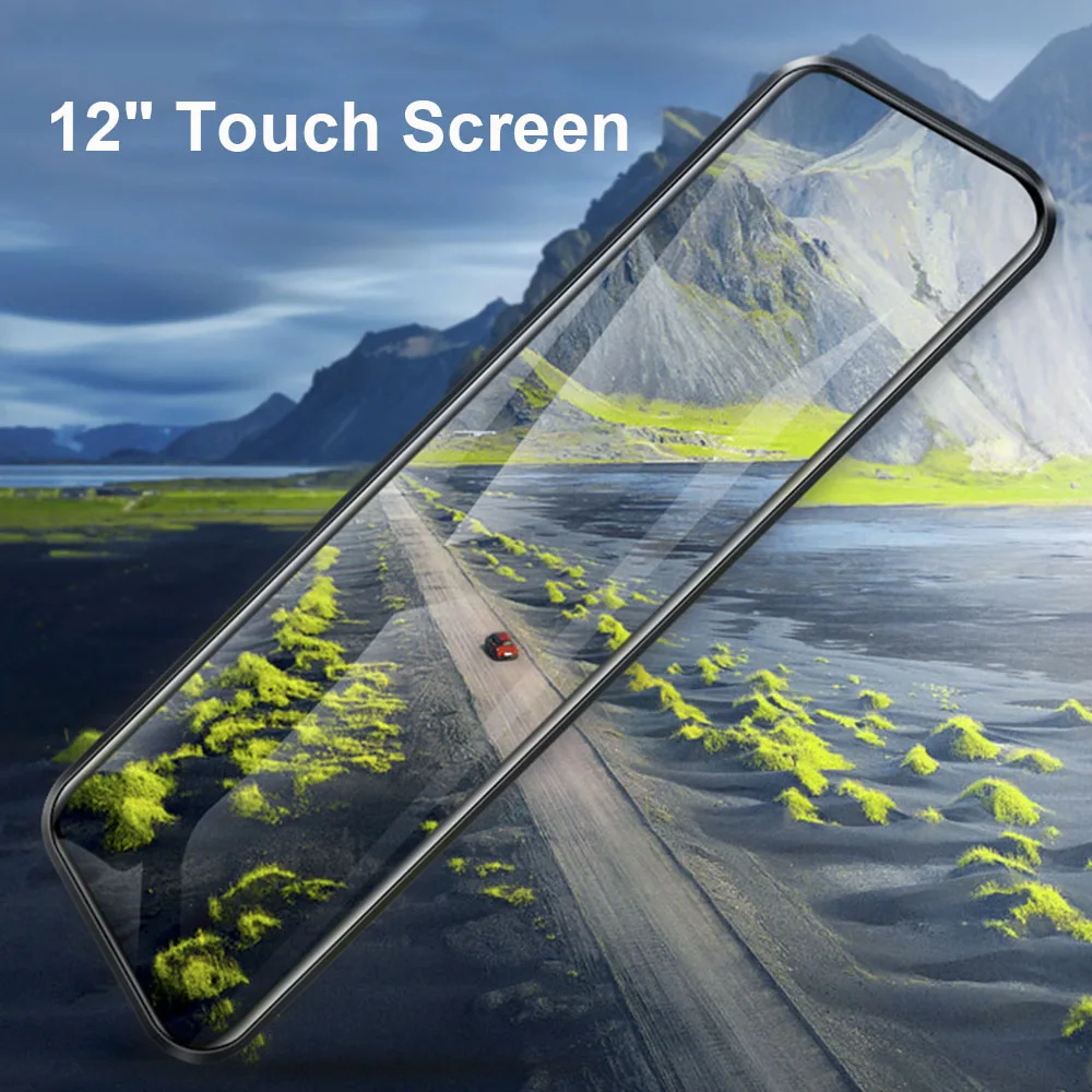 Автомобильный видеорегистратор TAVIN 12 дюймов зеркало заднего вида Full HD сенсорный