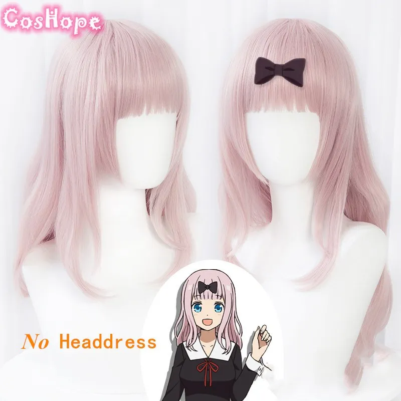 

Chika Fujiwara Cosplay Kaguya Sama cosplay Love Is War Cosplay Pink Wig Cosplay Anime Cosplay Wig Heat Resistant Synthetic Wigs