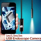 7 мм ручной эндоскоп ухочистка борескоп USB IP67 6LED мониторинга мобильных телефонов инспекции видео в режиме реального времени фотографий компьютерная 30W