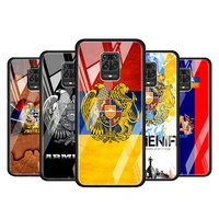 armenia armenians flag for xiaomi redmi note 10 pro max 10s 9t 9s 9 8t 8 7 pro 5g luxury tempered glass phone case cover