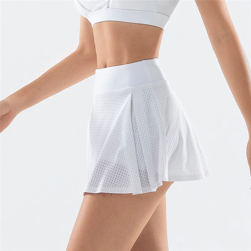 

Womens Sports Tutu Tennis Skirt Girls Female Gym Short Dance Anti-emptied Running Fitness Shorts Pant Skirt