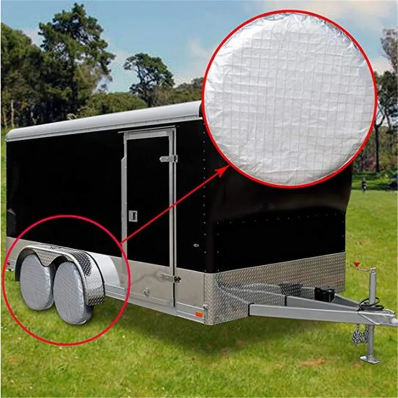 Автомобильная алюминиевая пленка 4 шт./компл. покрытие для шин 27-29 дюймов