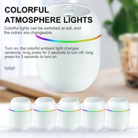 250ml auto air humidifier usb portable essential oil diffuser 2modes auto off with led light for home car mist maker accessories