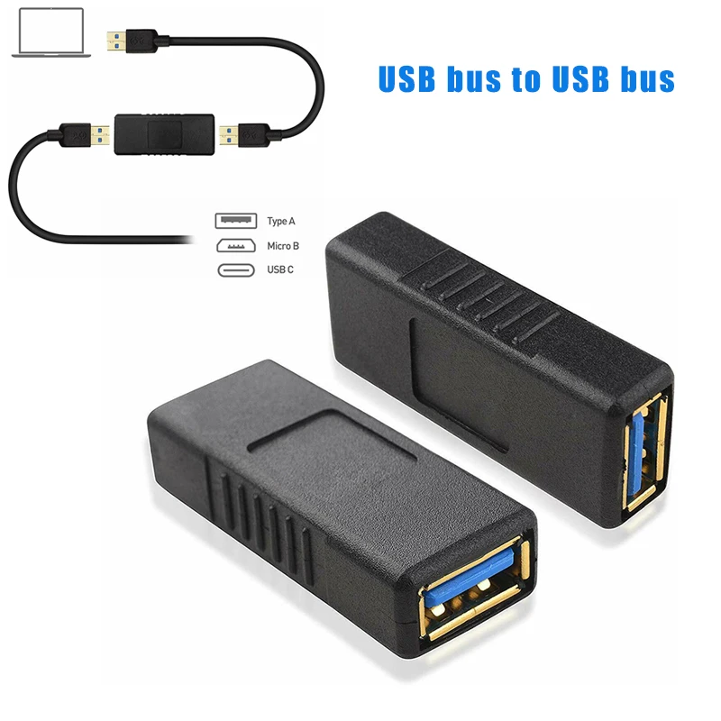 USB-A Женский к адаптер USB 3 0 двойной женский DU55 | Мобильные телефоны и аксессуары
