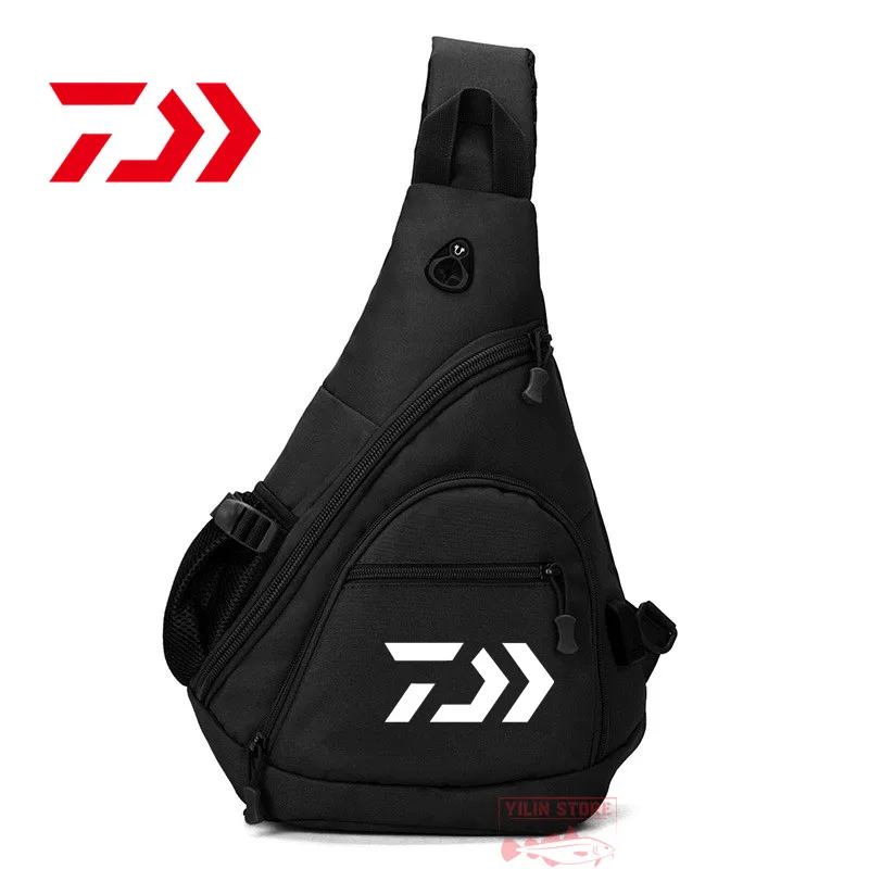 

Мужская и женская нагрудная сумка Daiwa Fishing, модная уличная сумка через плечо, Многофункциональный маленький рюкзак камуфляжной расцветки дл...