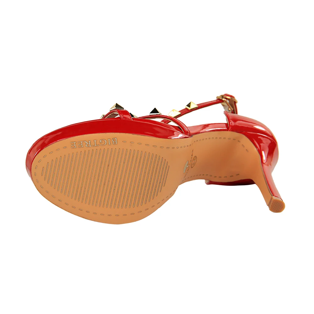 Женские босоножки BIGTREE 2020 летняя обувь на высоком каблуке женские сексуальные