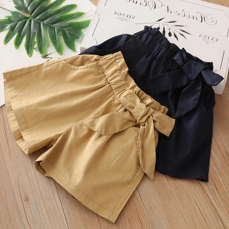 

Baby Girl Shorts 2020 Summer New Children's Girls Casual Solid Cute Shorts Baby Girls High Waist Loose Casual Shorts 3-9 Years